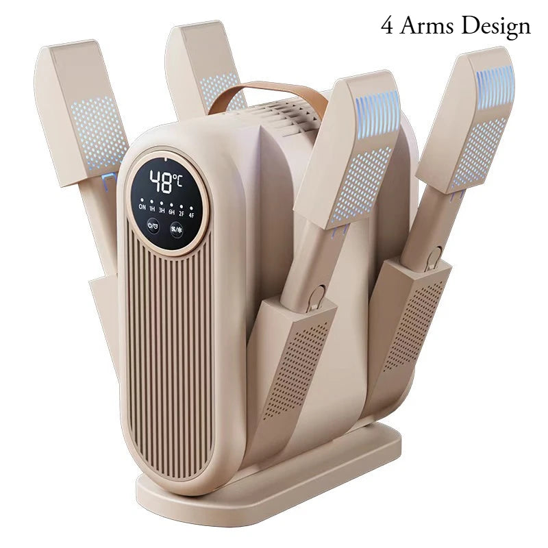 Six Arm Foldable Shoe Dryer