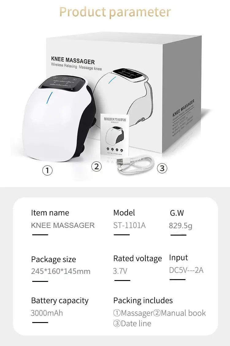 Multifunctional Smart Cordless Knee Massager