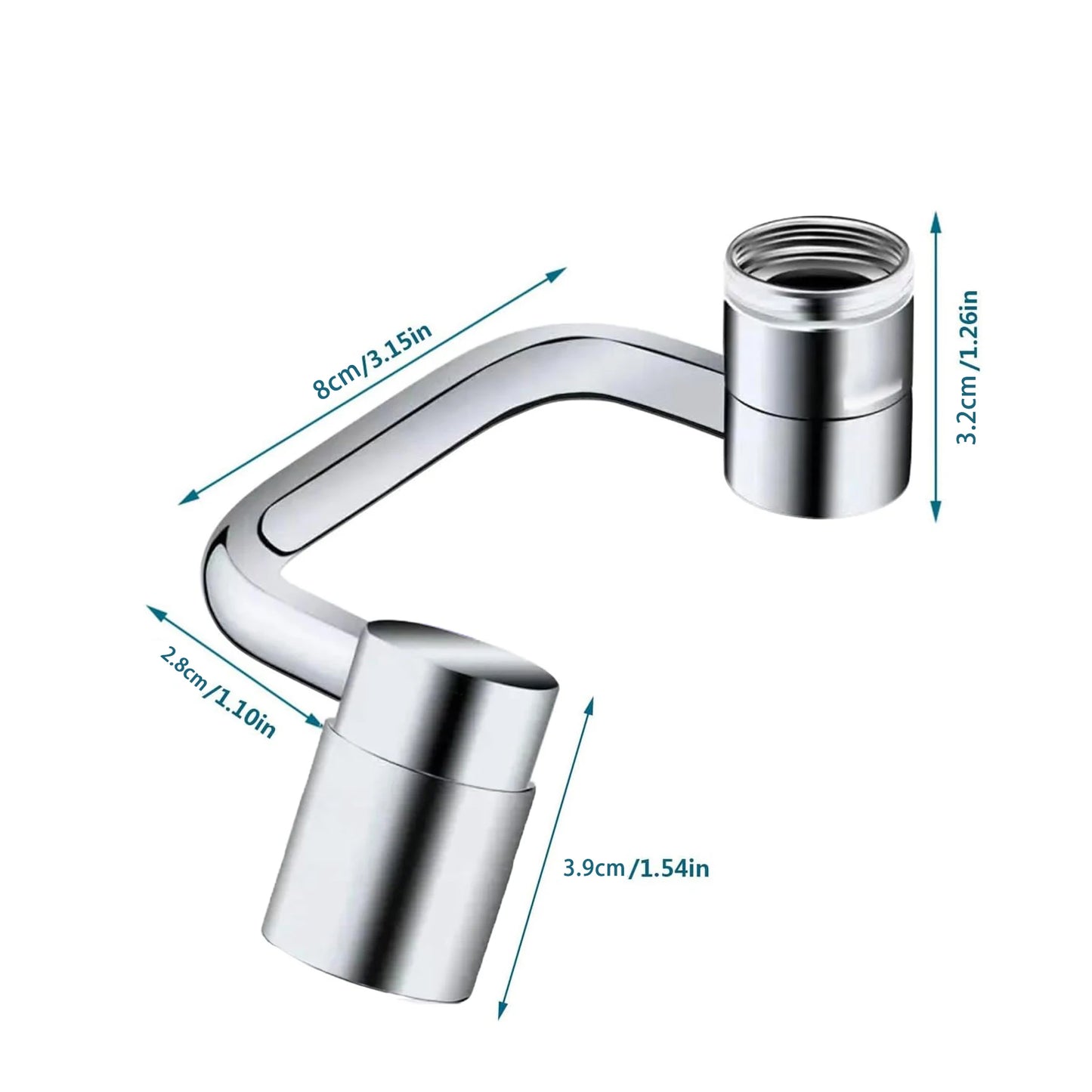 1080° Rotating Faucet Aerator