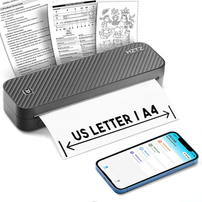 Inkless Portable A4 Thermal Printer