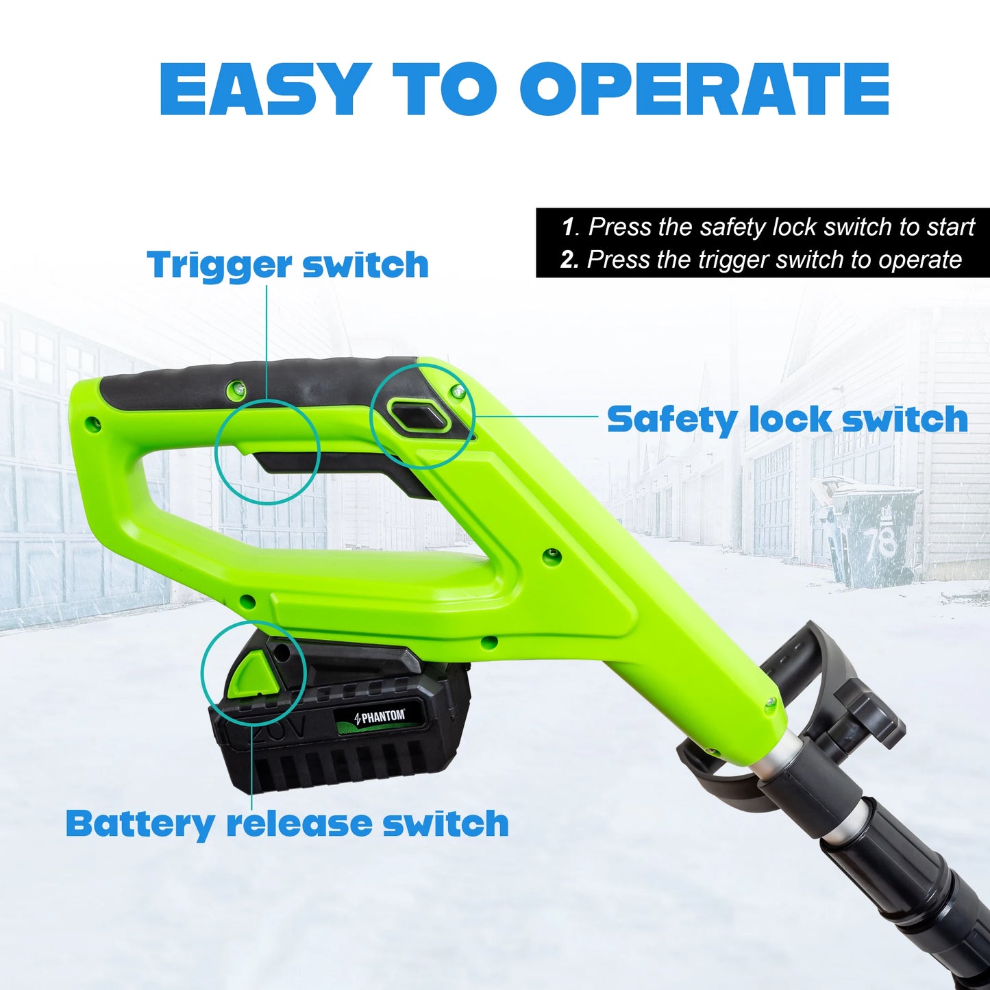 Cordless Snow Shovel