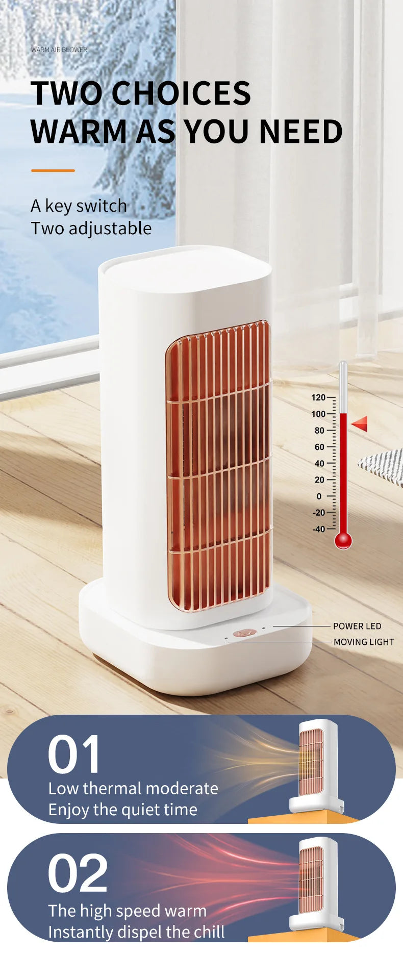 Small Desktop Space Heater