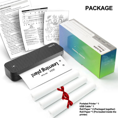 Inkless Portable A4 Thermal Printer