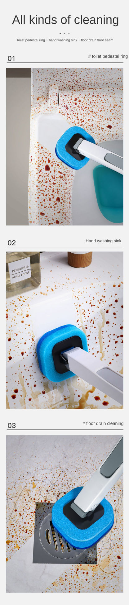 Hygienic Disposable Toilet Brush