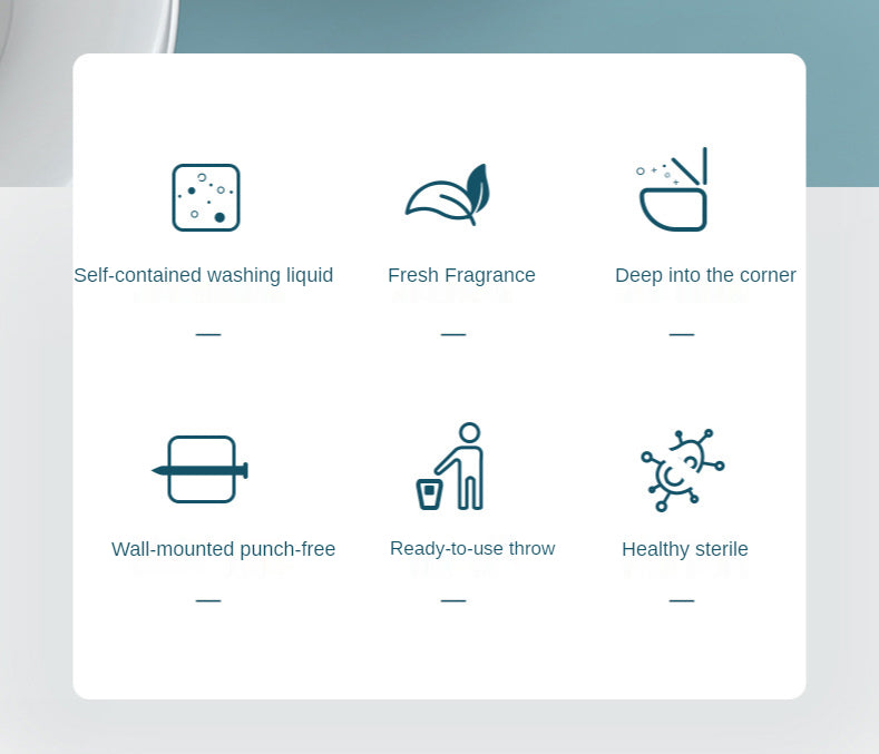 Hygienic Disposable Toilet Brush