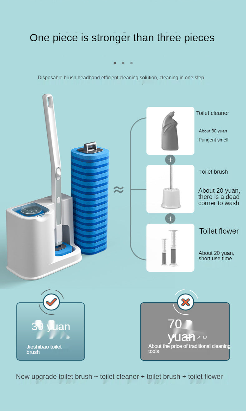 Hygienic Disposable Toilet Brush