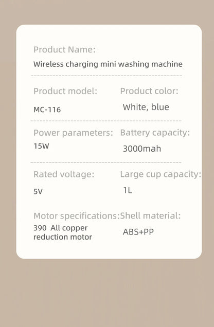 Mini Household Electric Washing Cup