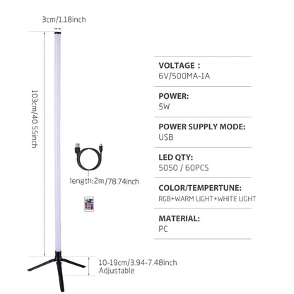 RGB Corner Floor Lamp