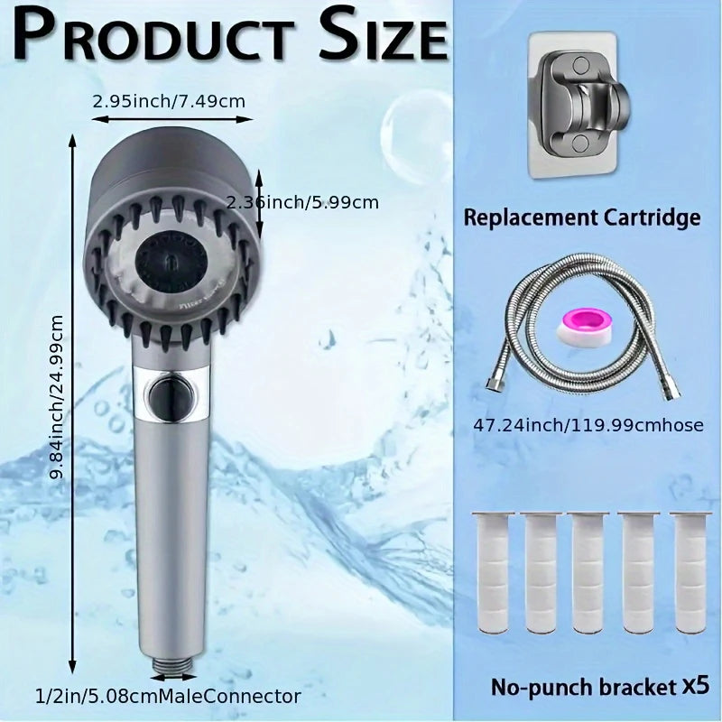 5 Mode Shower Head