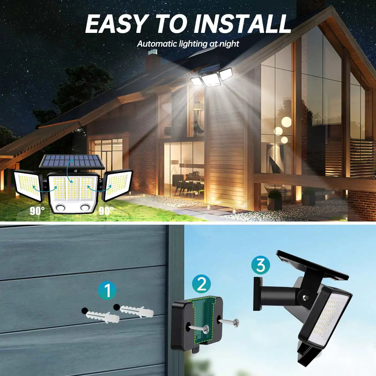 Solar Outdoor Security Lights