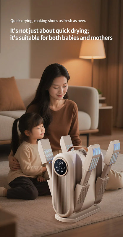 Six Arm Foldable Shoe Dryer