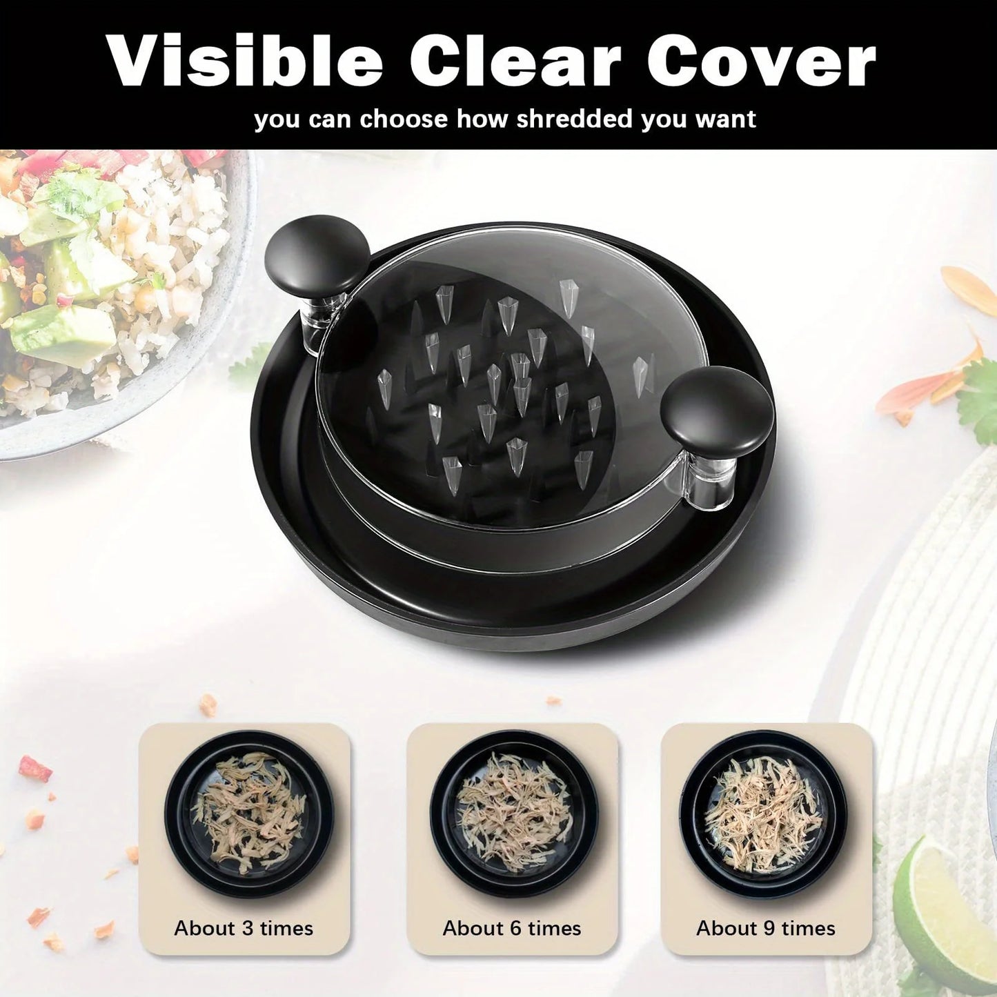 Rotating Meat Shredder