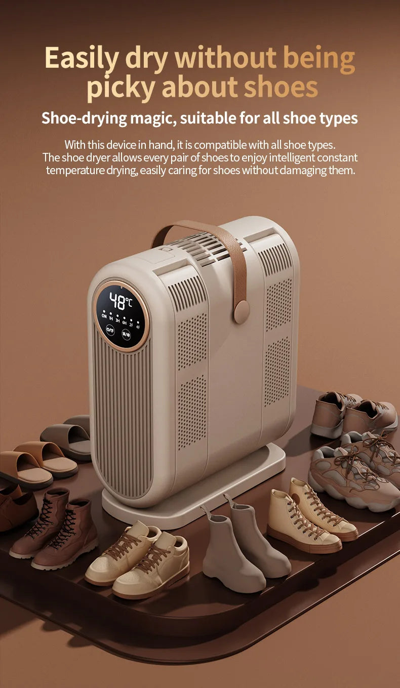 Six Arm Foldable Shoe Dryer