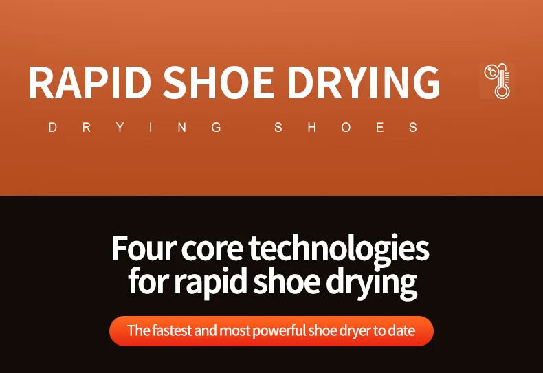 Six Arm Foldable Shoe Dryer