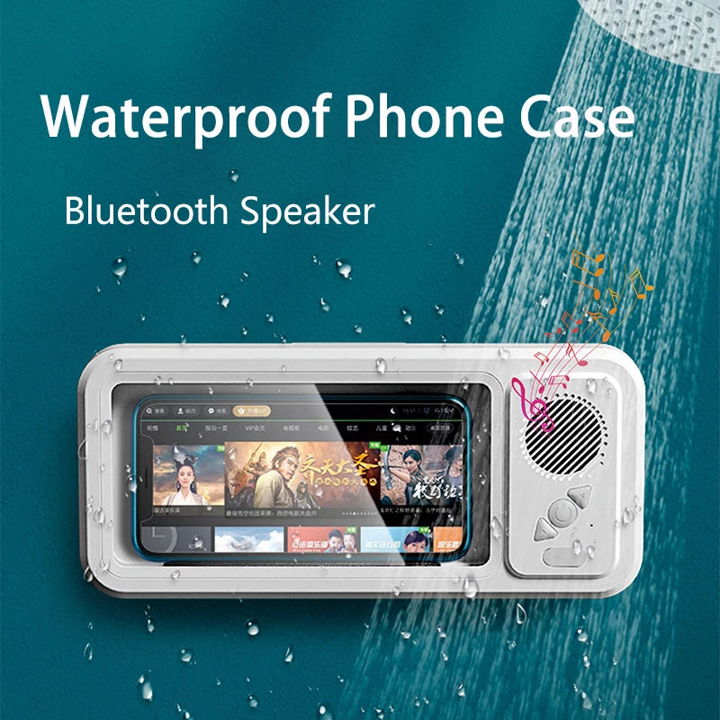 Touchscreen Shower Speaker Case