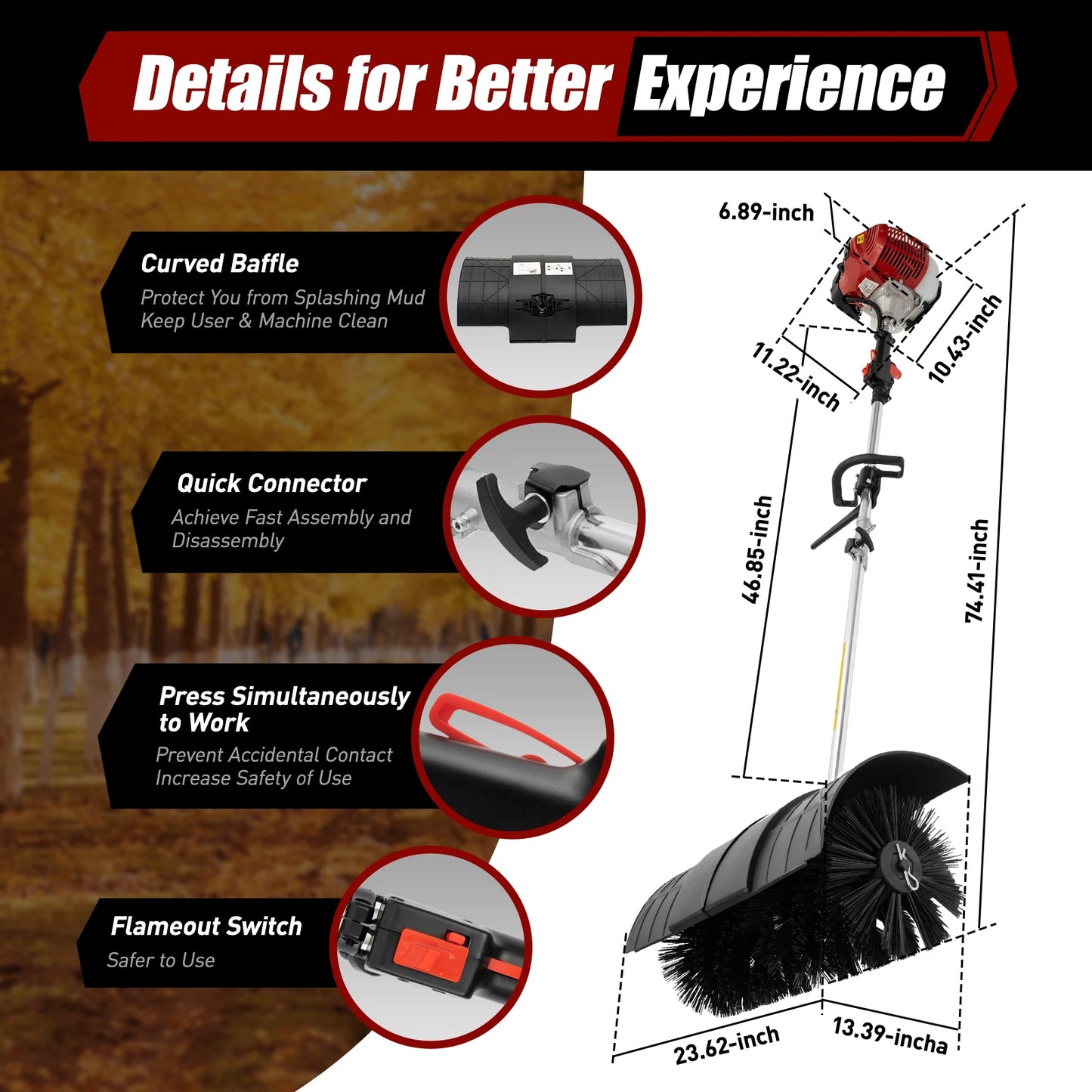 Handheld Turf Sweeper
