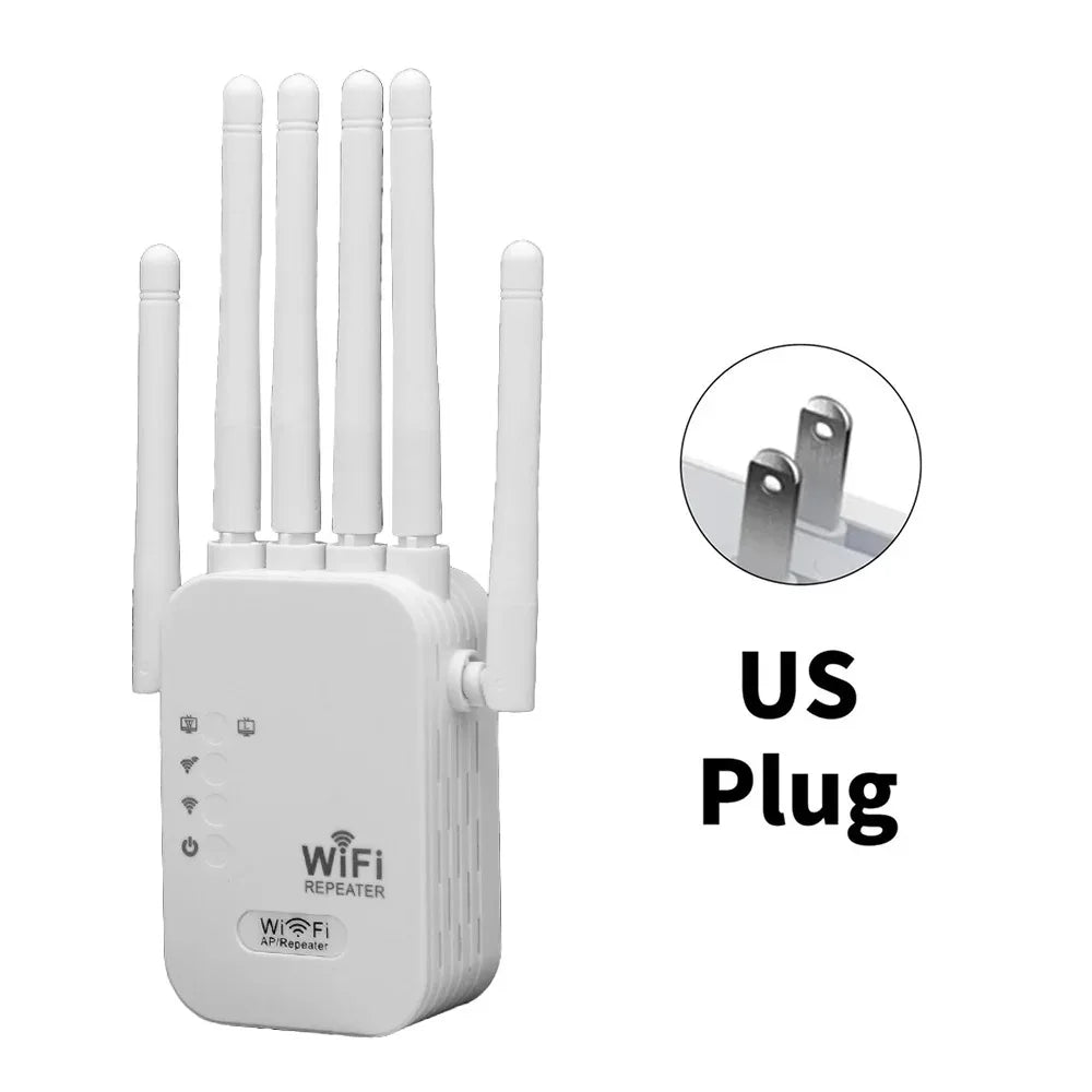 Kebidumei 1200Mbps Dual-Band WiFi Repeater