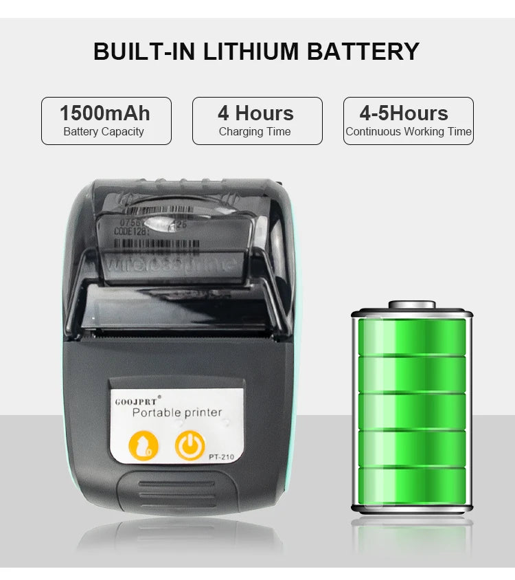 Mini Portable Receipt Printer