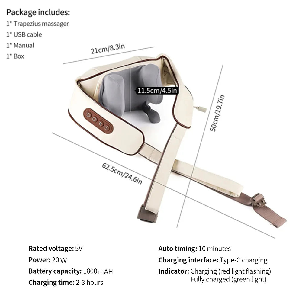 Wireless Neck Shoulder Massager