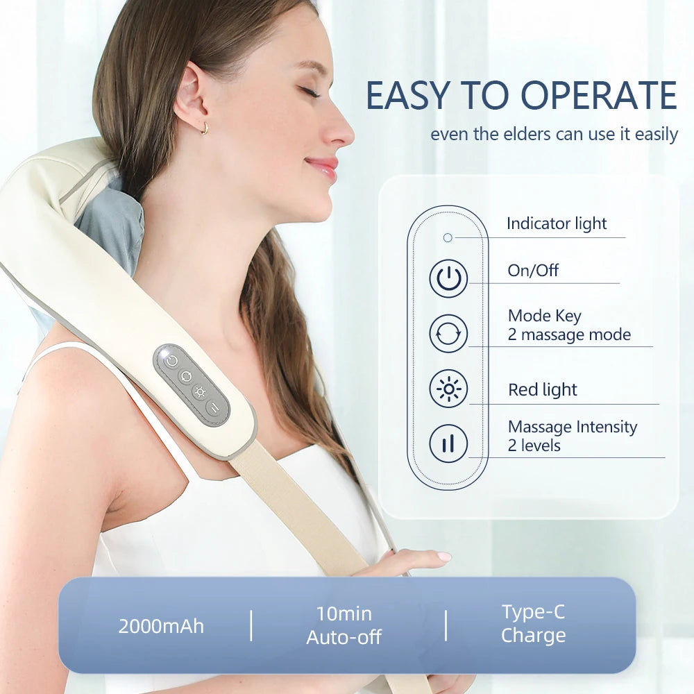 Wireless Neck Shoulder Massager