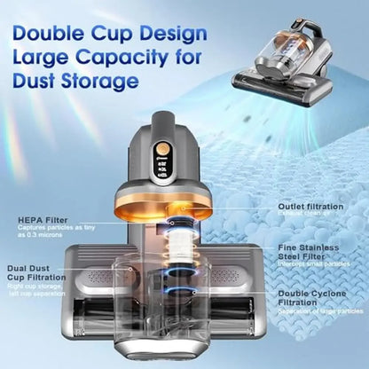 16Kpa UV-C Light Mattress Vacuum Cleaner