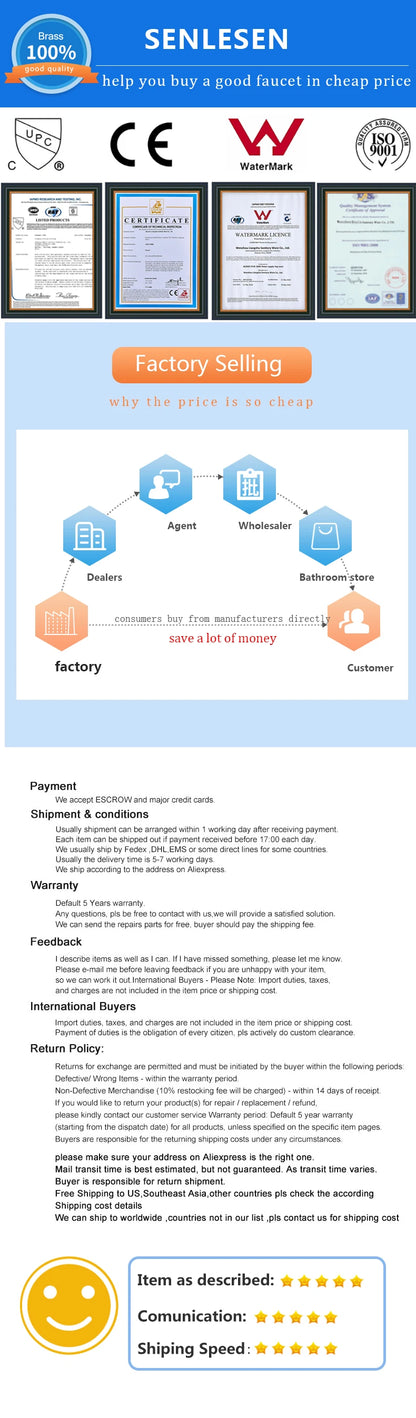 Luxury Home Shower Faucet