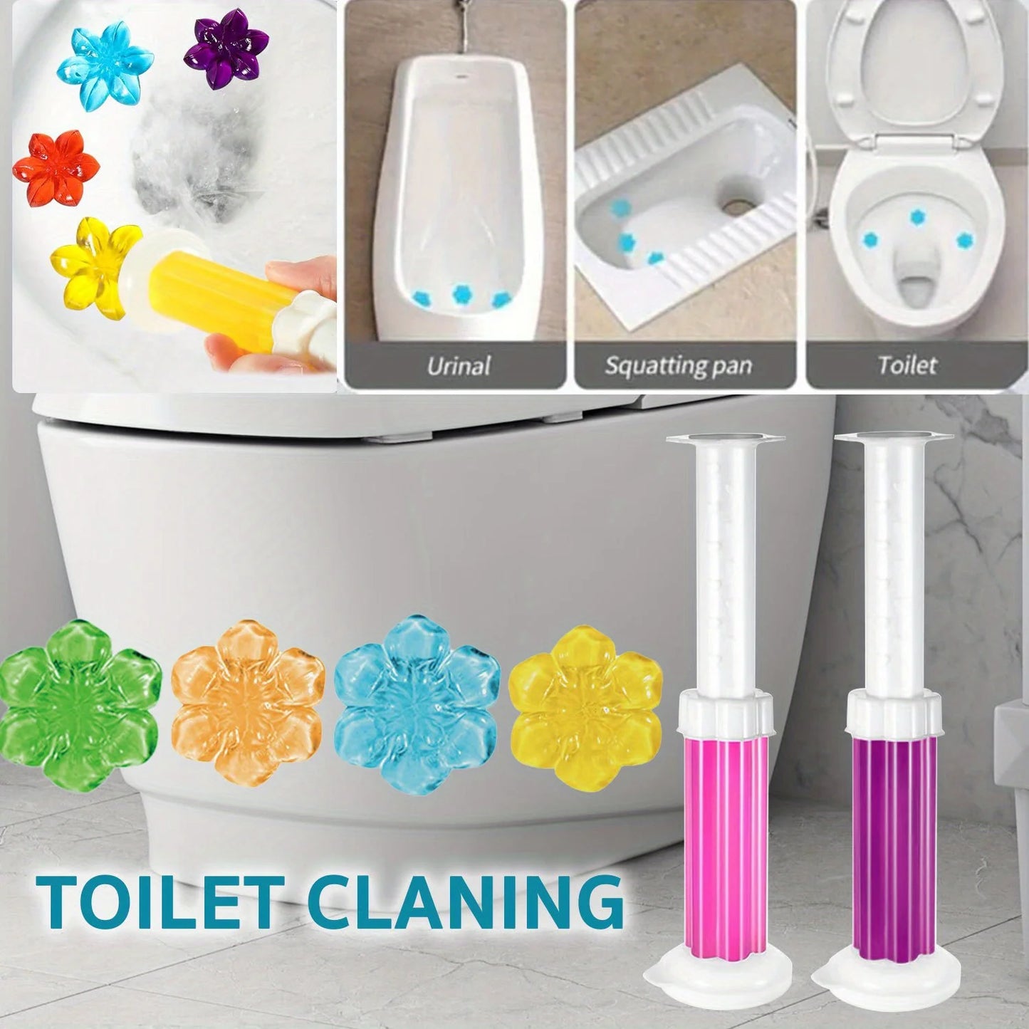 Floral Toilet Cleaning Gel