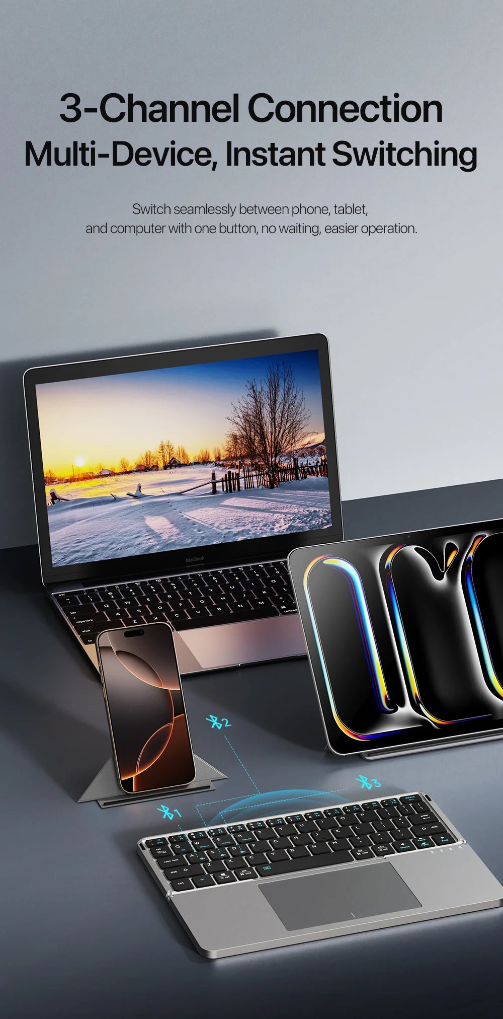 Portable Folding Keypad