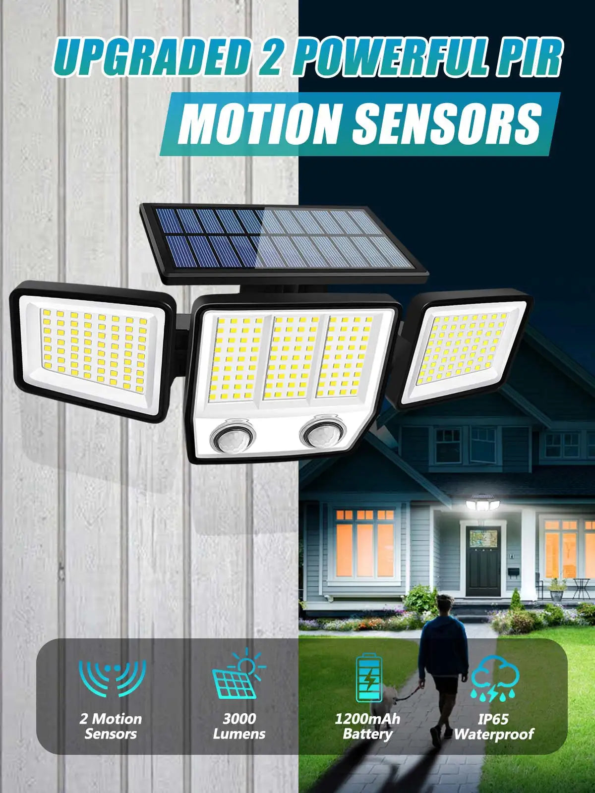 Solar Outdoor Security Lights