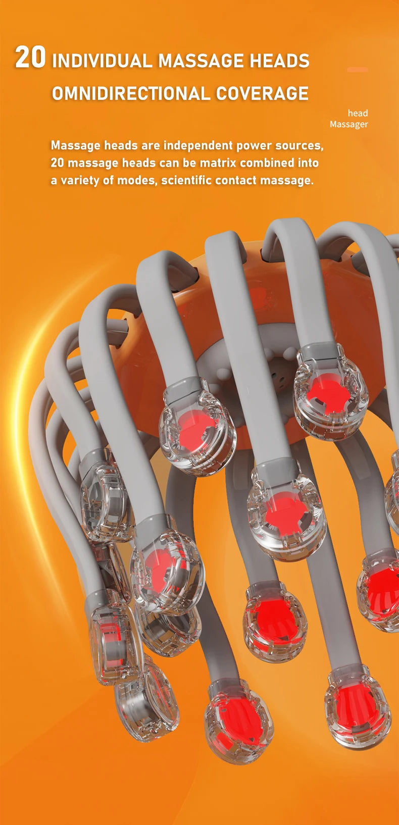 20 Head Scalp Massager