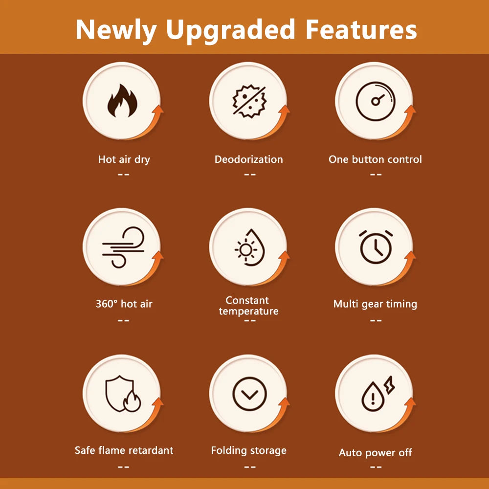 Smart Adjustable Shoe Dryer