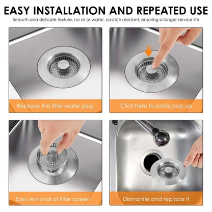 3-in-1 Sink Strainer