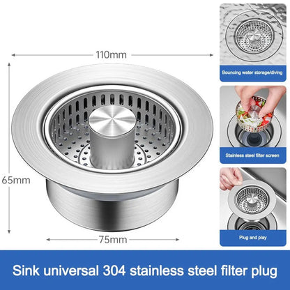 3-in-1 Sink Strainer