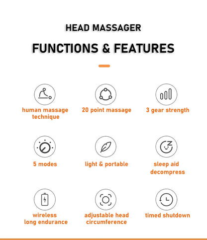 20 Head Scalp Massager