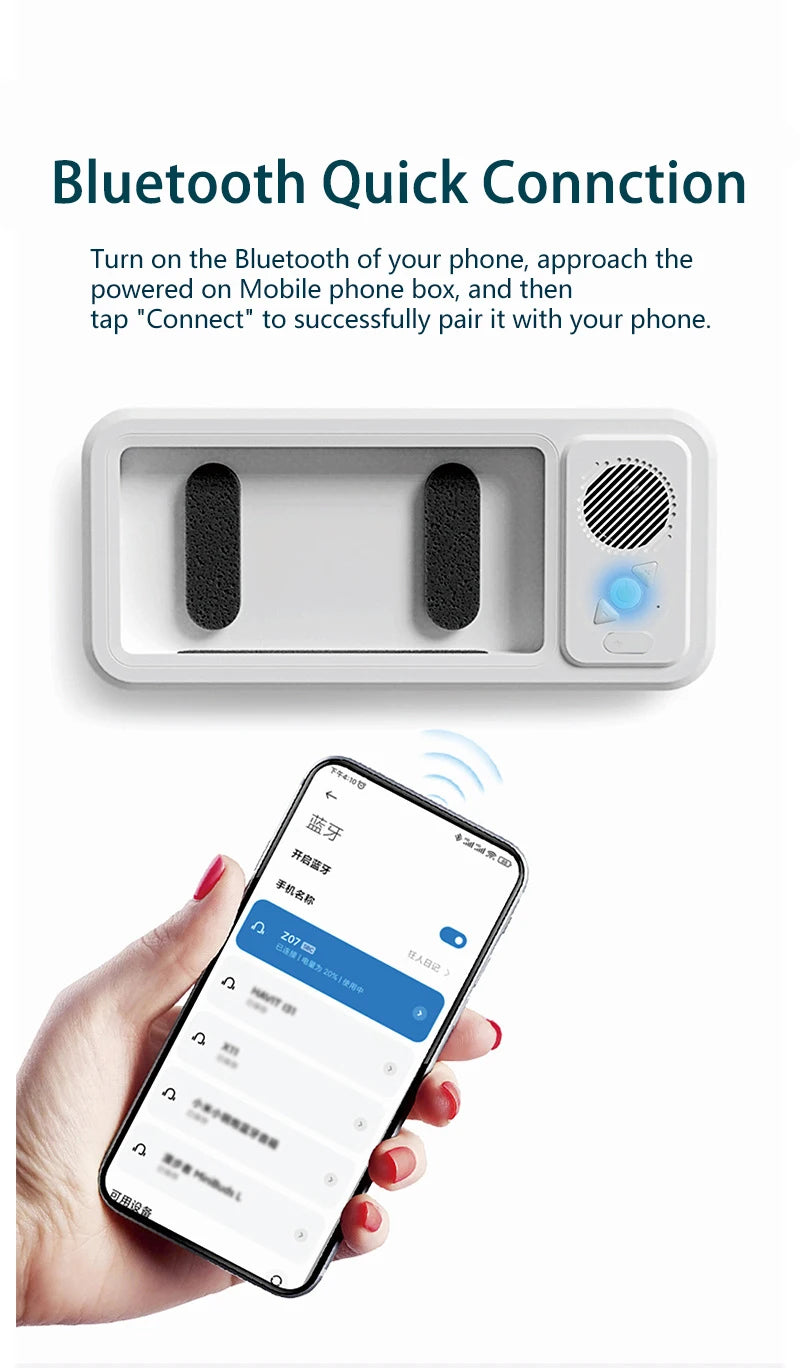 Touchscreen Shower Speaker Case