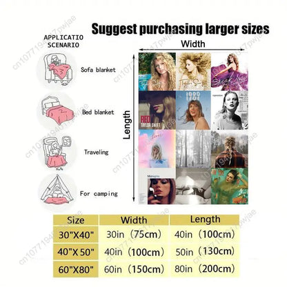 Taylor Alison Swift Singer Celebrity Blanket