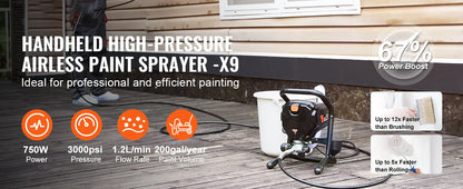 Electric Airless Sprayer Machine