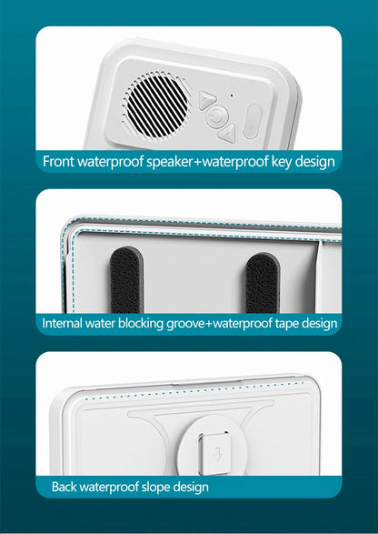 Touchscreen Shower Speaker Case