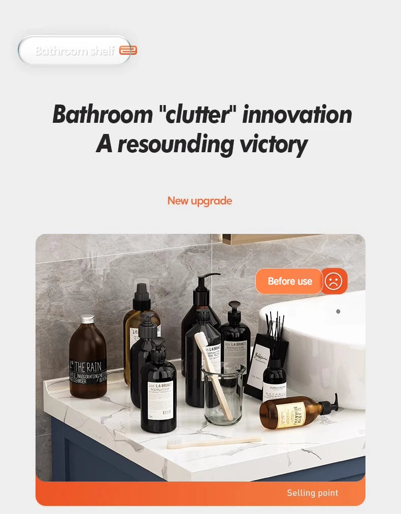 Stainless Steel Bathroom Storage Rack