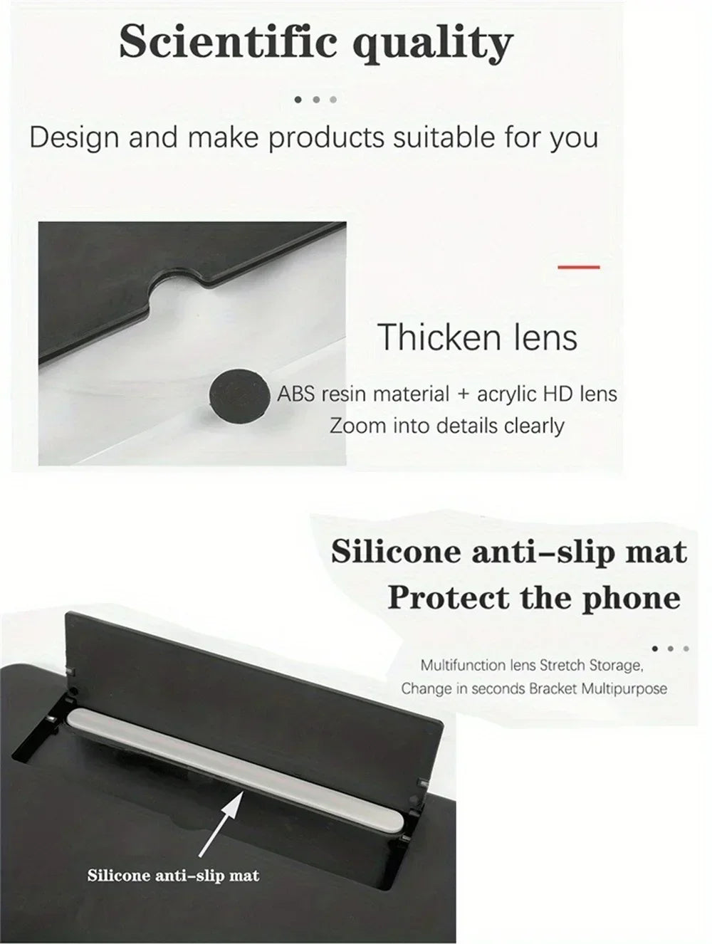 HD Mobile Phone Screen Amplifier