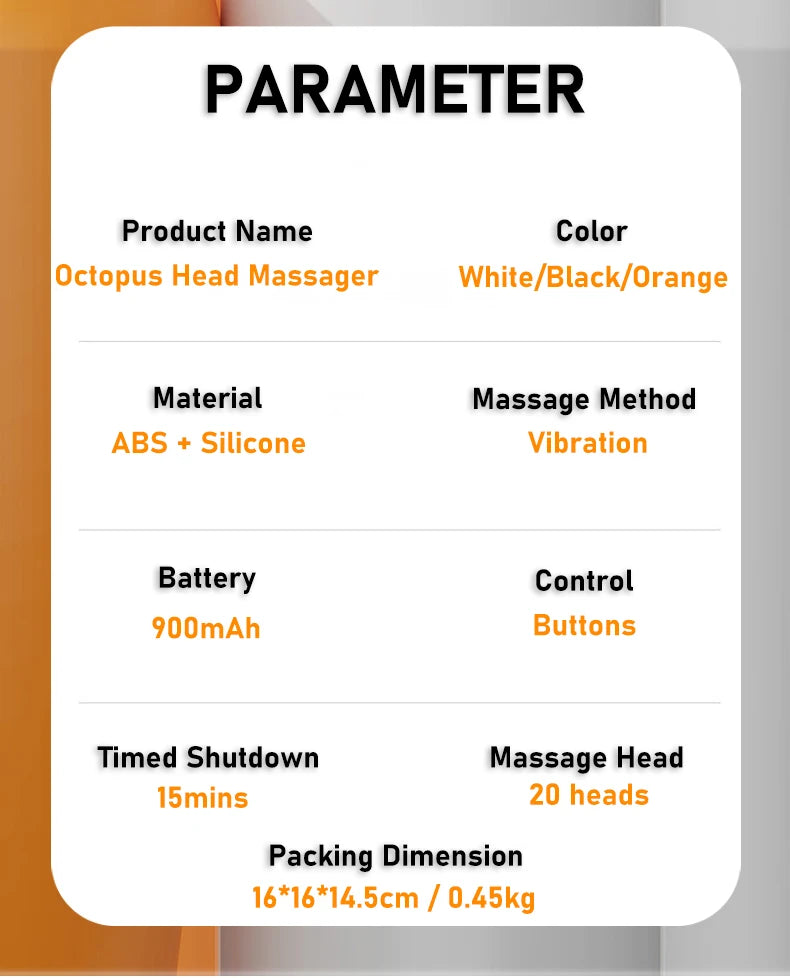 20 Head Scalp Massager