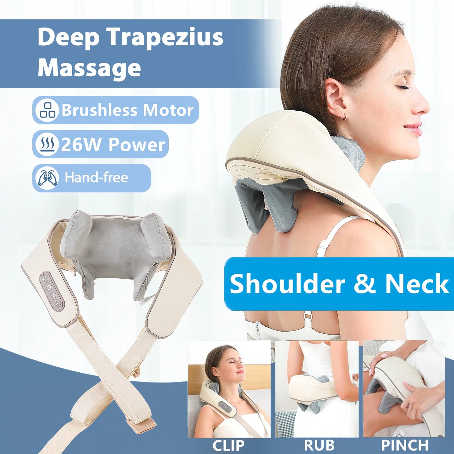 Wireless Neck Shoulder Massager