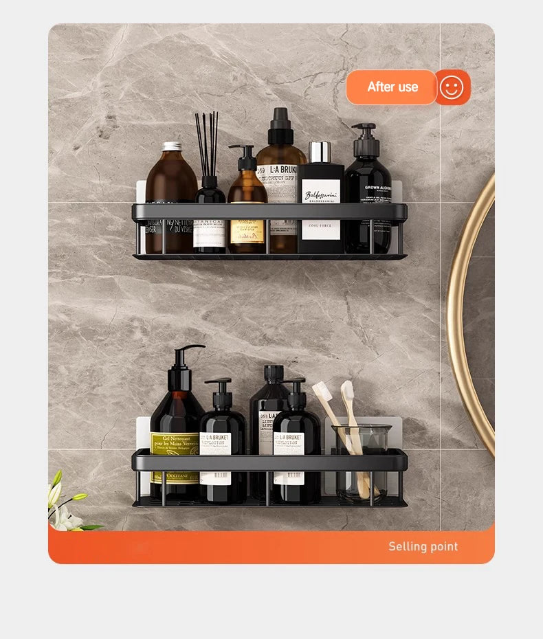 Stainless Steel Bathroom Storage Rack