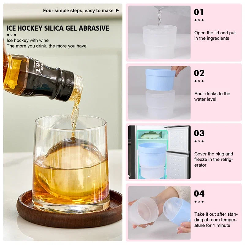 Silicone Round Ice Mold Maker