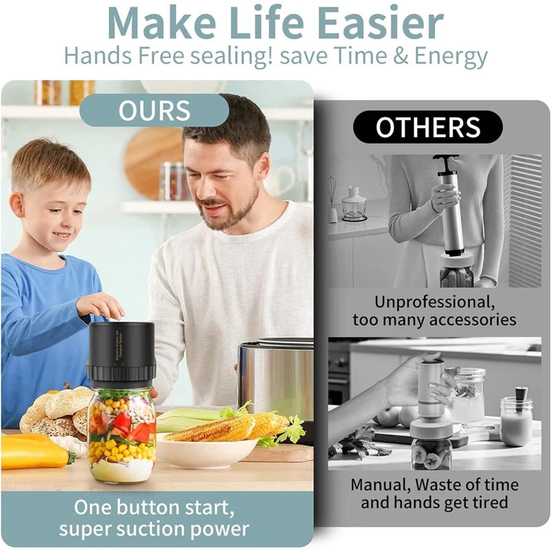 Mason Genie® Vacuum Sealer Kit