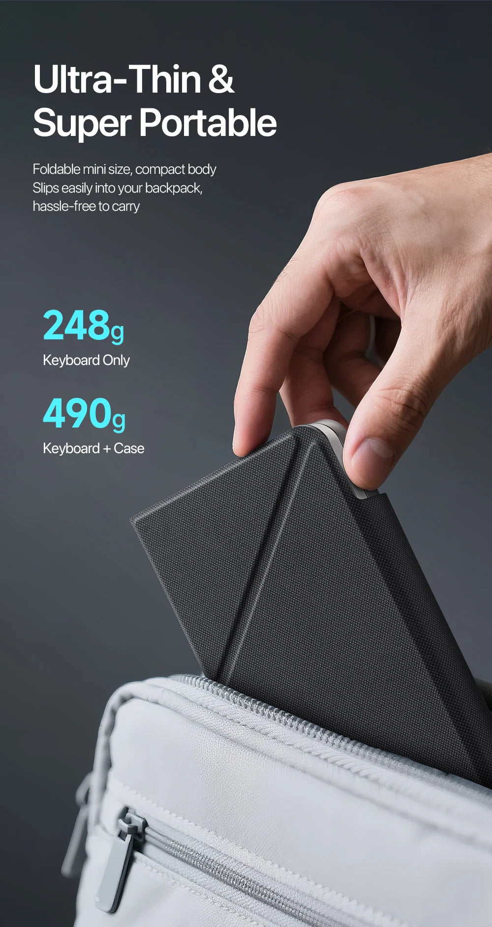 Portable Folding Keypad