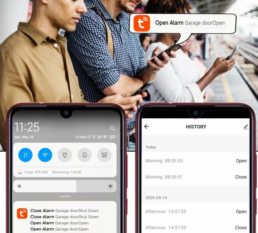 Wofea WiFi Smart Garage Door Opener Controller