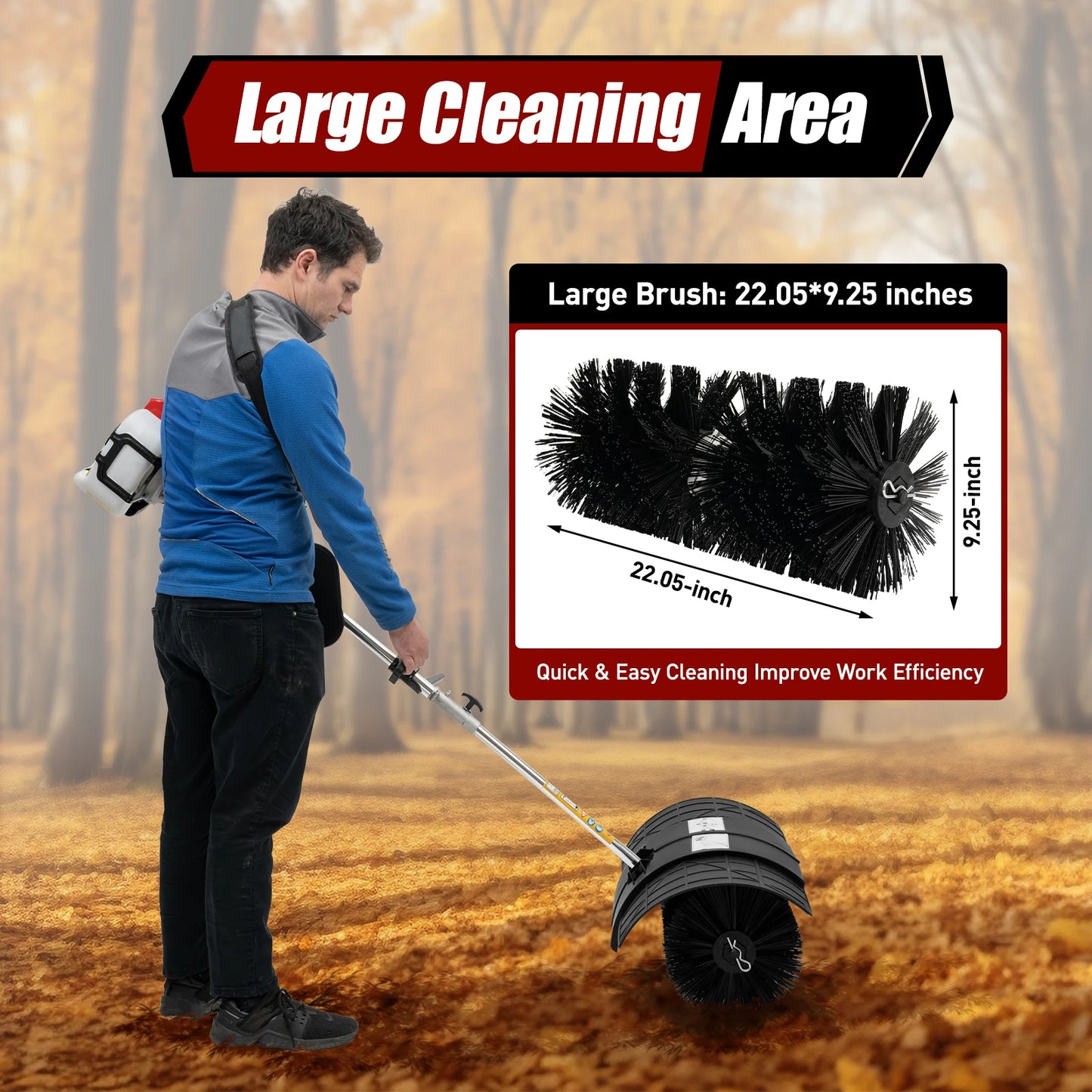 Handheld Turf Sweeper