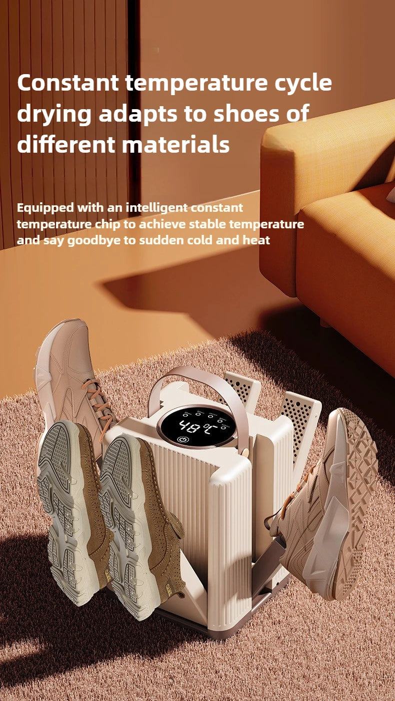 Six Arm Foldable Shoe Dryer