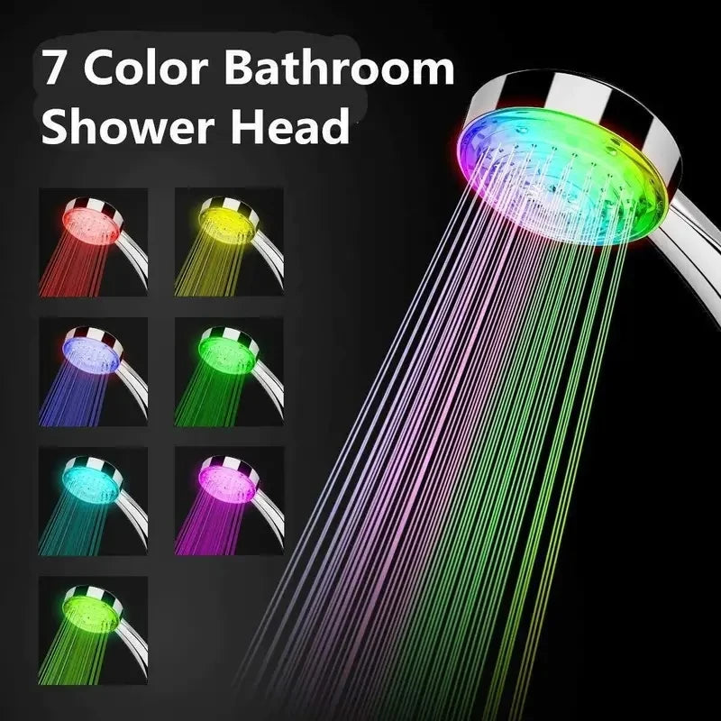 7-Color Changing LED Shower Head